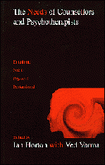 The Needs of Counsellors and Psychotherapists