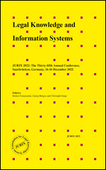 Legal Knowledge and Information Systems